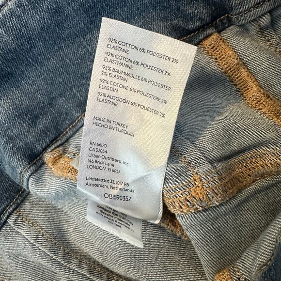 We The Free FP Jayde High Rise Flare Leg Jeans Womens Size 30 Light Wash - Picture 8 of 8